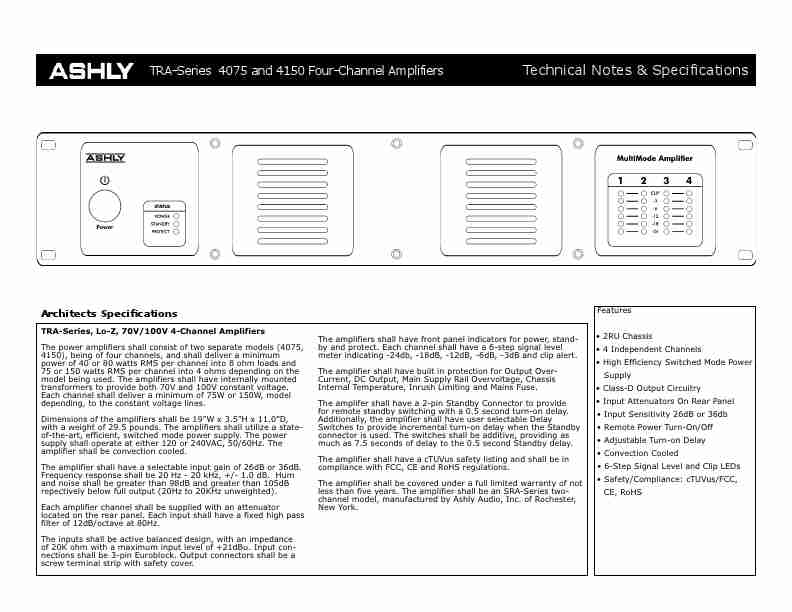 Ashly Stereo Amplifier 4075-page_pdf